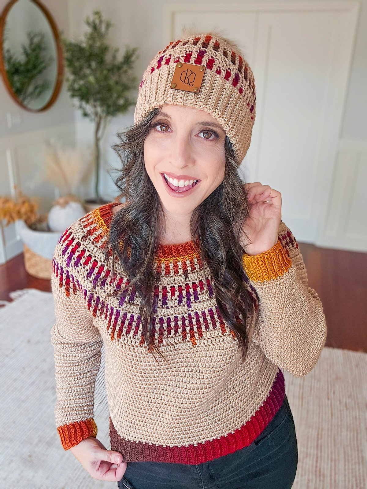 Mosaic Ridge Crochet Hat Pattern (Baby - Adult Sizes + Video Tutorial product image (3)