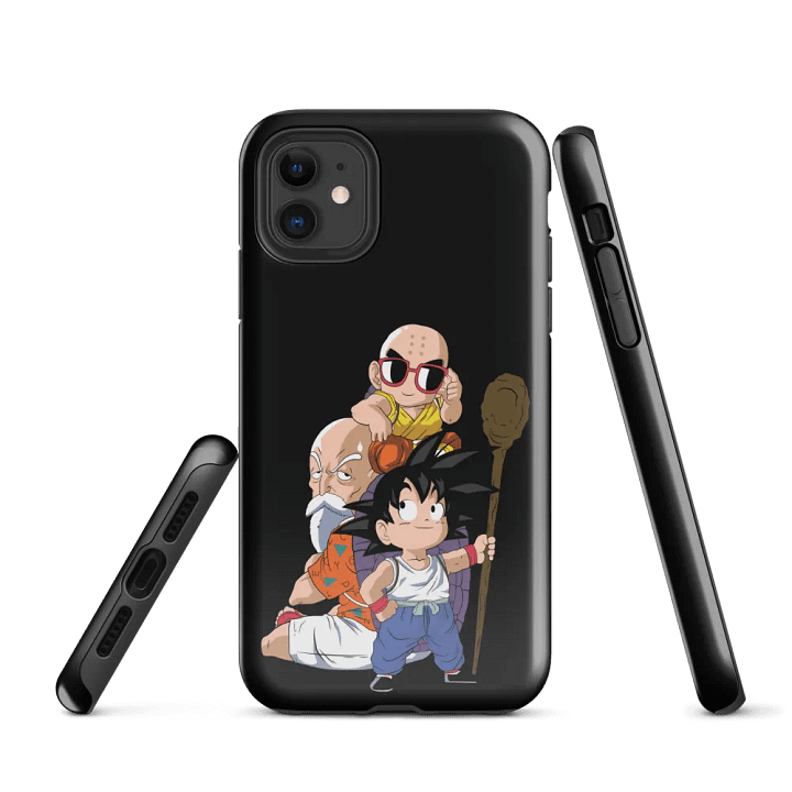 Dragon Ball Goku, Krillin & Master Roshi Ultra Instinct Tough Case for iPhone – DBZ Fans' Favorite! product image (1)