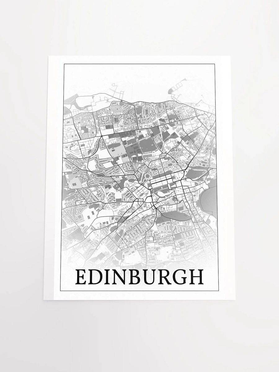 Edinburgh, Scotland, city map print product image (19)