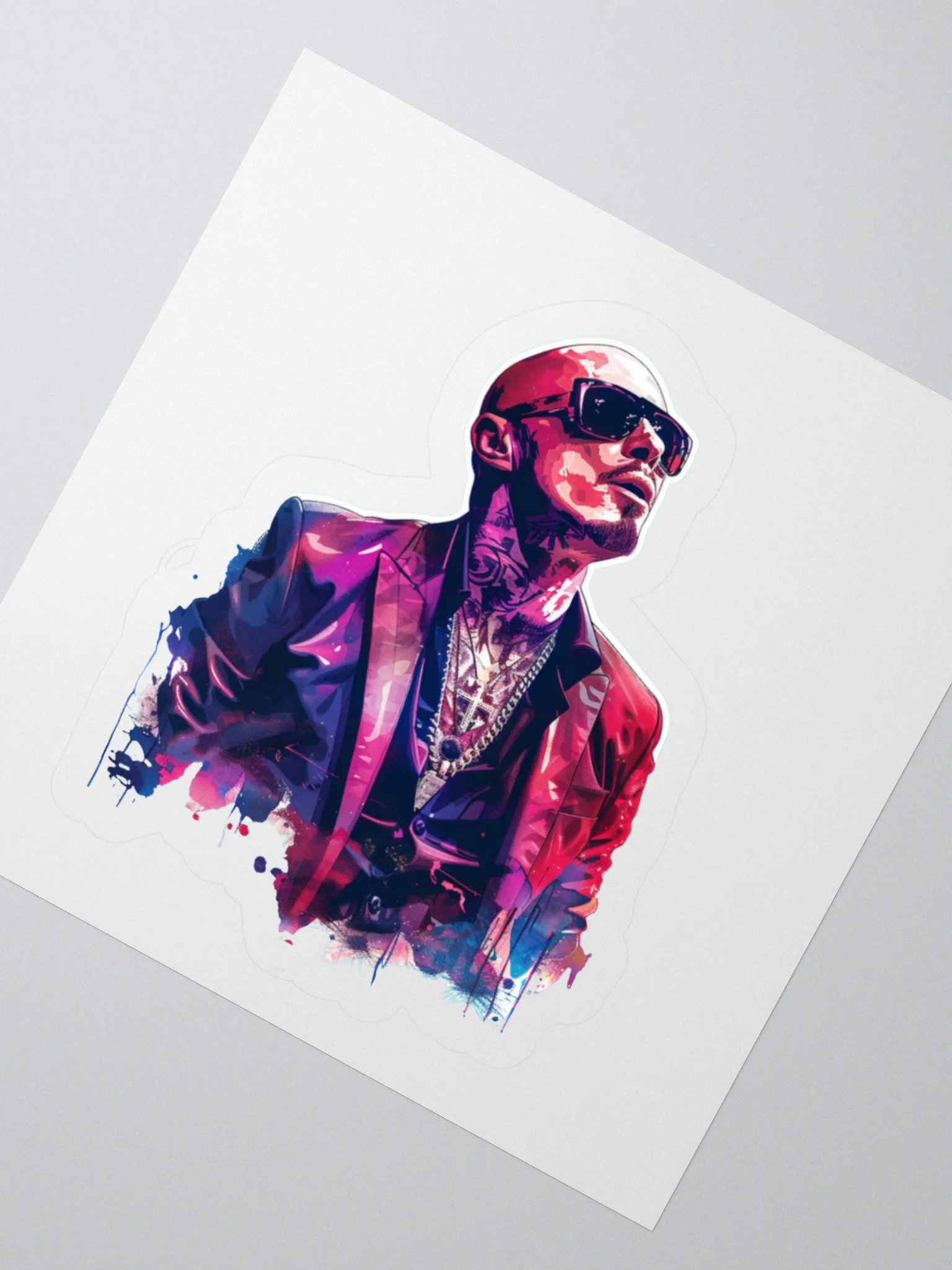 International Hustler Laptop Sticker product image (2)