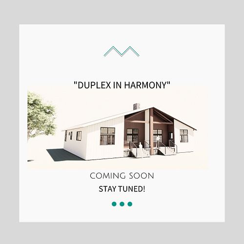 Coming Soon!
A modern duplex design featuring clean lines and an open concept layout! This spacious 1,500 sqf, single-story h...