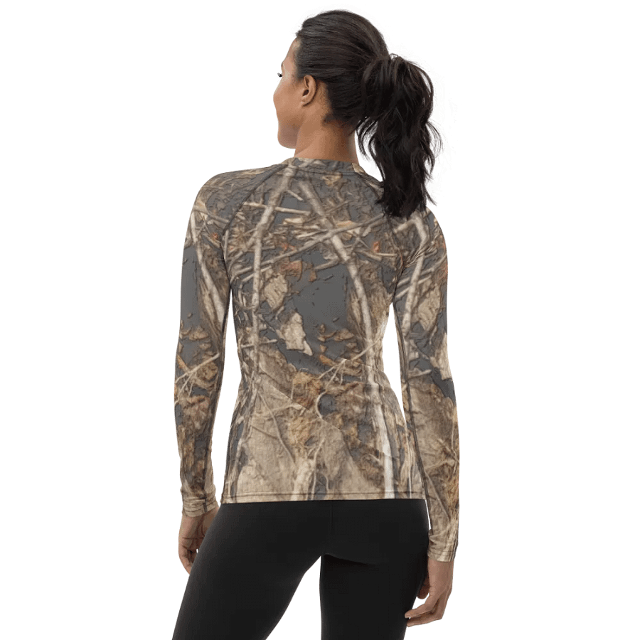 Women's Rash Guard - Dead Split - It Happennnns Camo product image (7)
