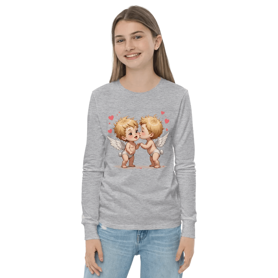 Cherub Kiss Youth Long Sleeve T-Shirt product image (20)