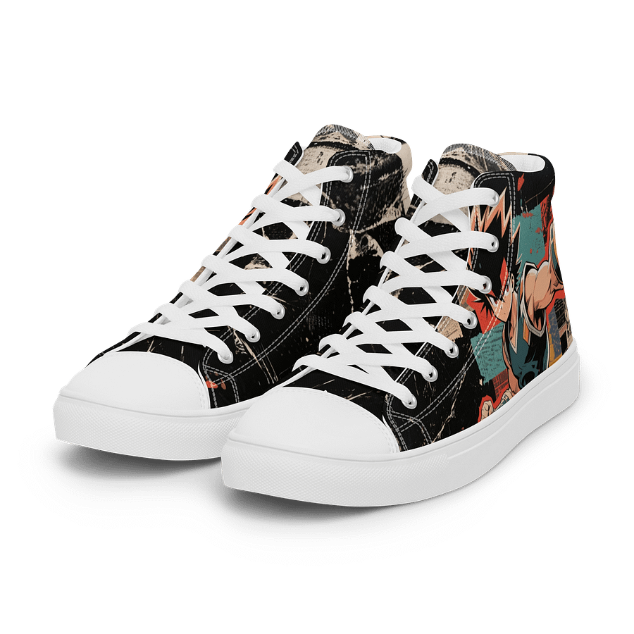 Epic Anime Power Canvas High Tops product image (6)
