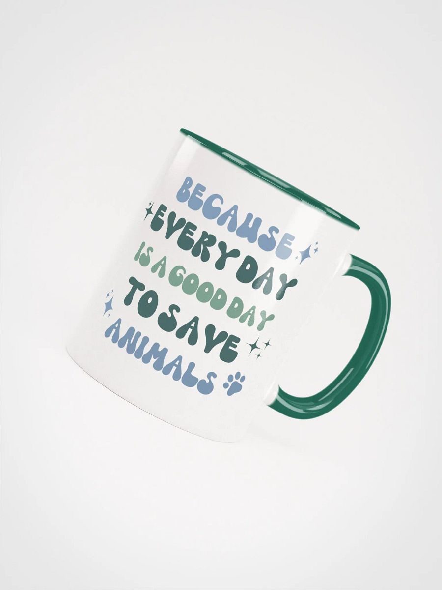 "In my vet med era" Ceramic Mug with color inside product image (4)