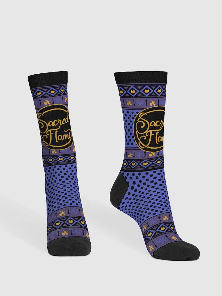 Sacred Flame Ugly Sweater Socks product image (1)