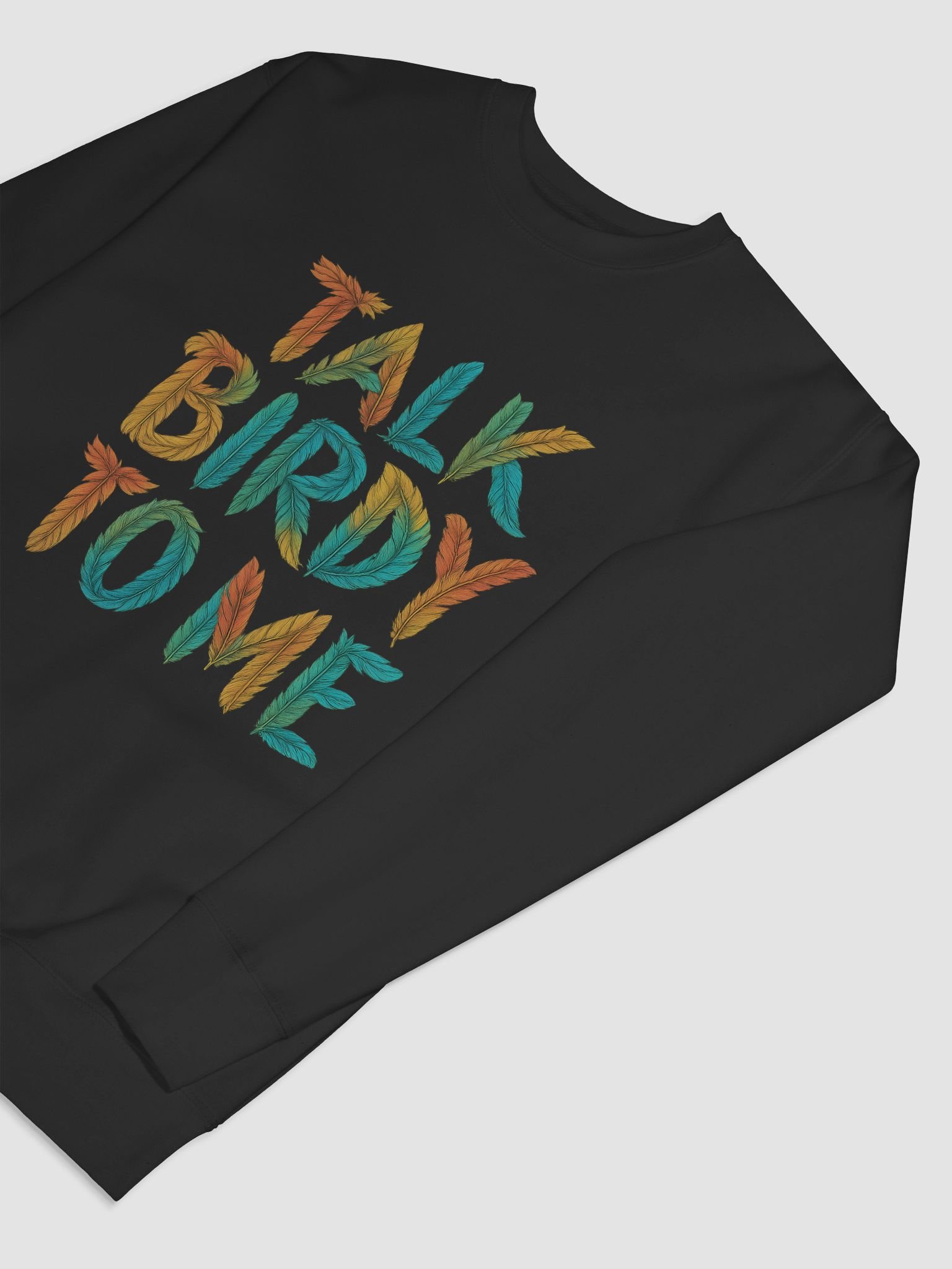 Talk Birdy to Me Sweatshirt | Cozy Bird Watching Crewneck for Bird Lovers, Ornithologists & Nature Enthusiasts | Funny Retro Wildlife Gift product image (7)