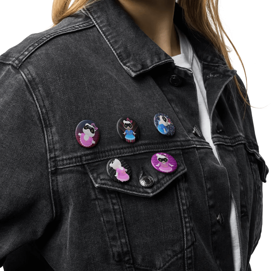 Robot Lila (set of pin buttons) product image (3)