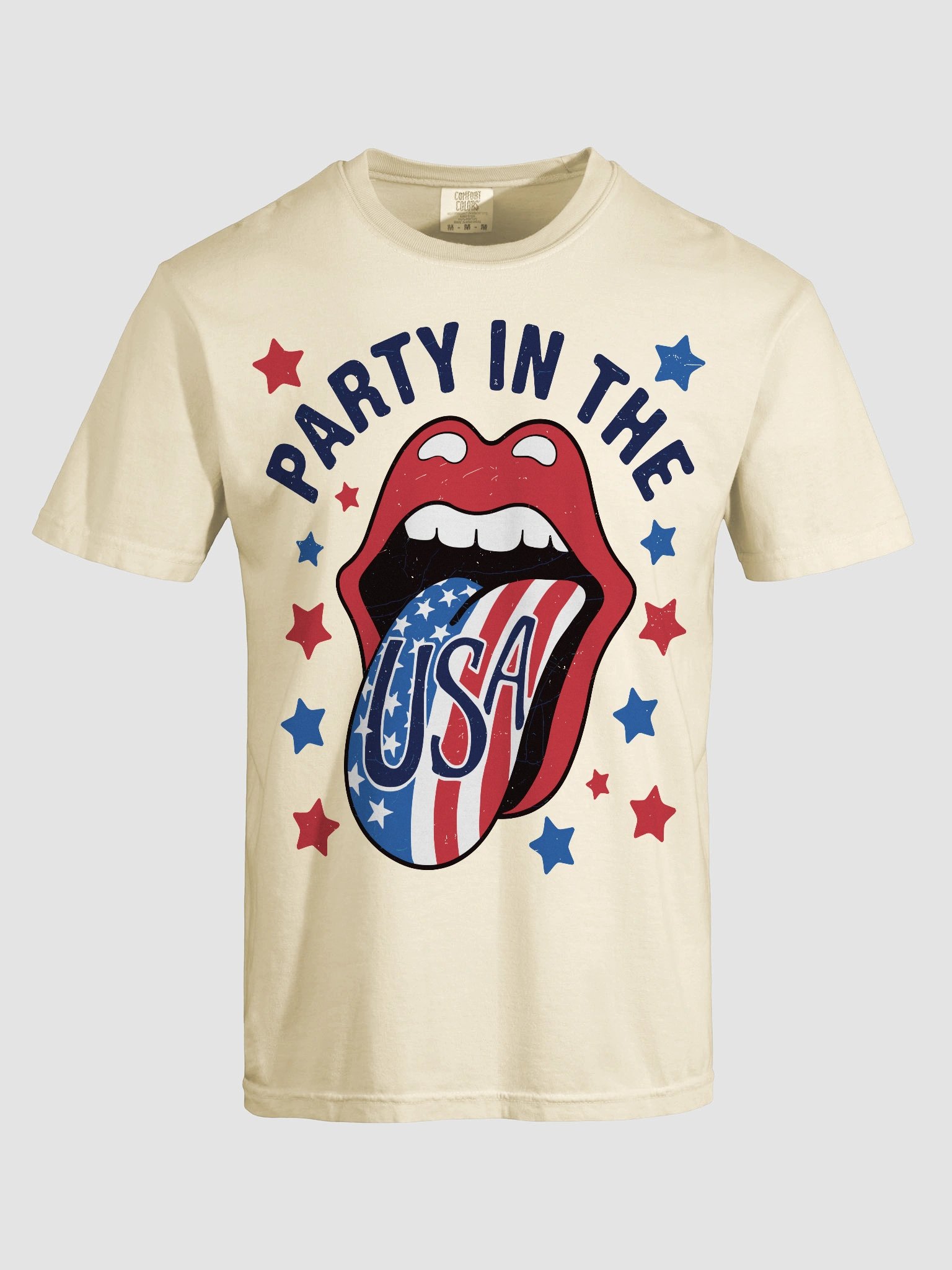 USA Party Tongue T-Shirt product image (38)