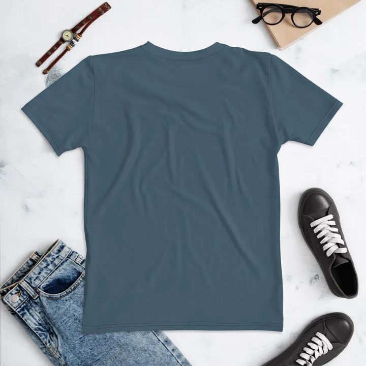 Plain Dark Greyish Blue Soft Summer Women's Crewneck Polyester Heavyweight Premium T-Shirt by Treasure Pie product image (2)