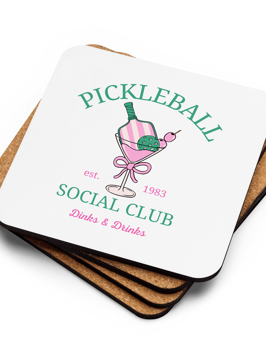 Pickleball Social Club Coasters product image (1)