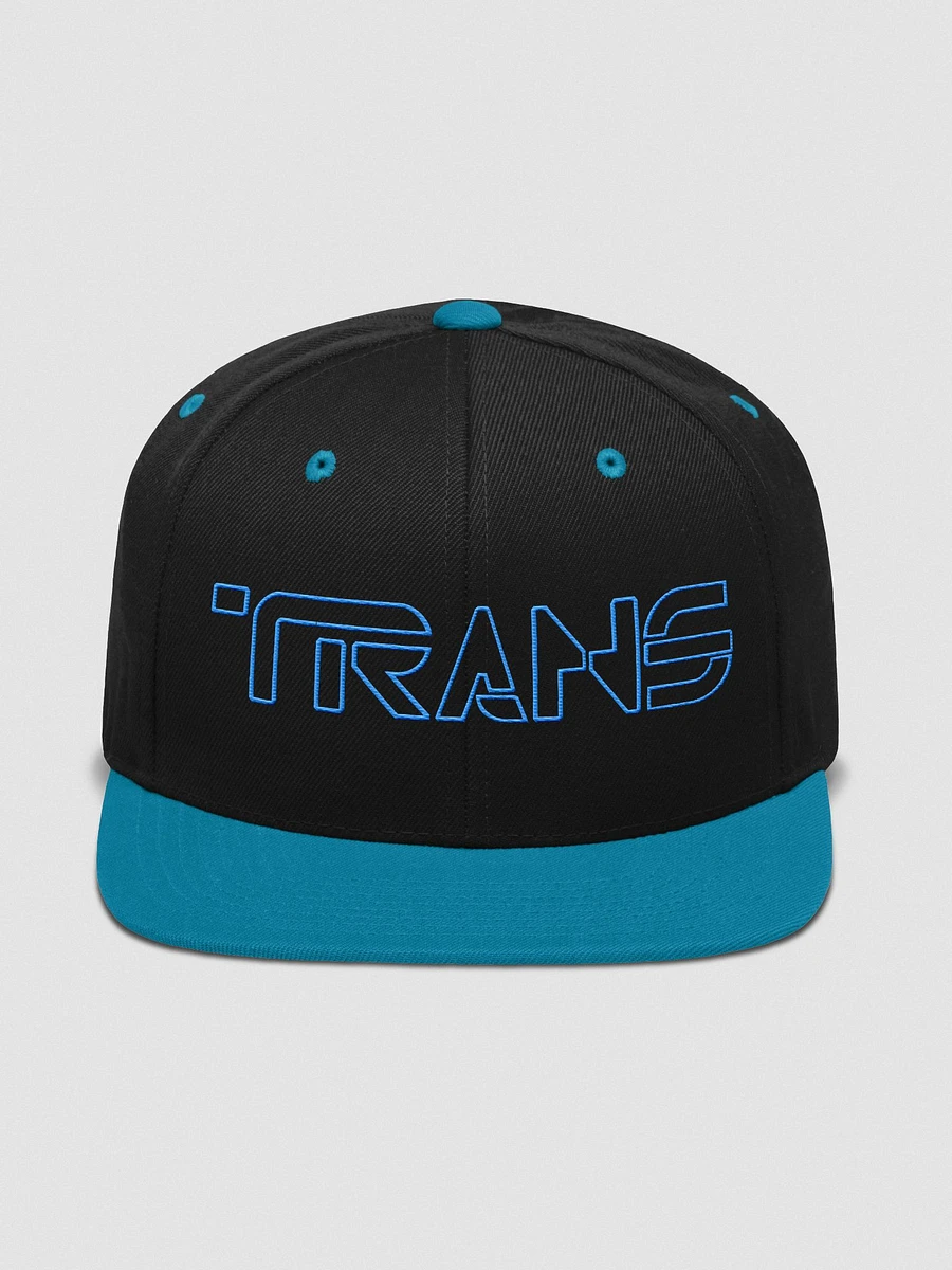 TRANS Vaporwave Snapback Embroided Hat product image (1)