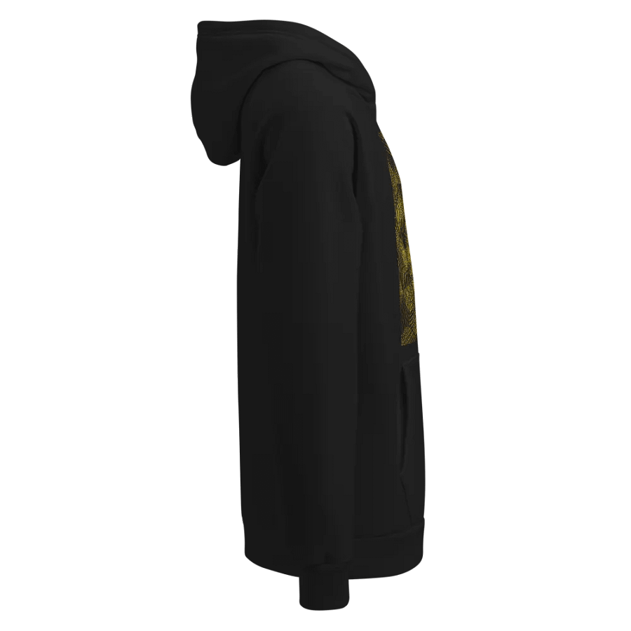 Hoodie with golden lines and leaf design product image (3)