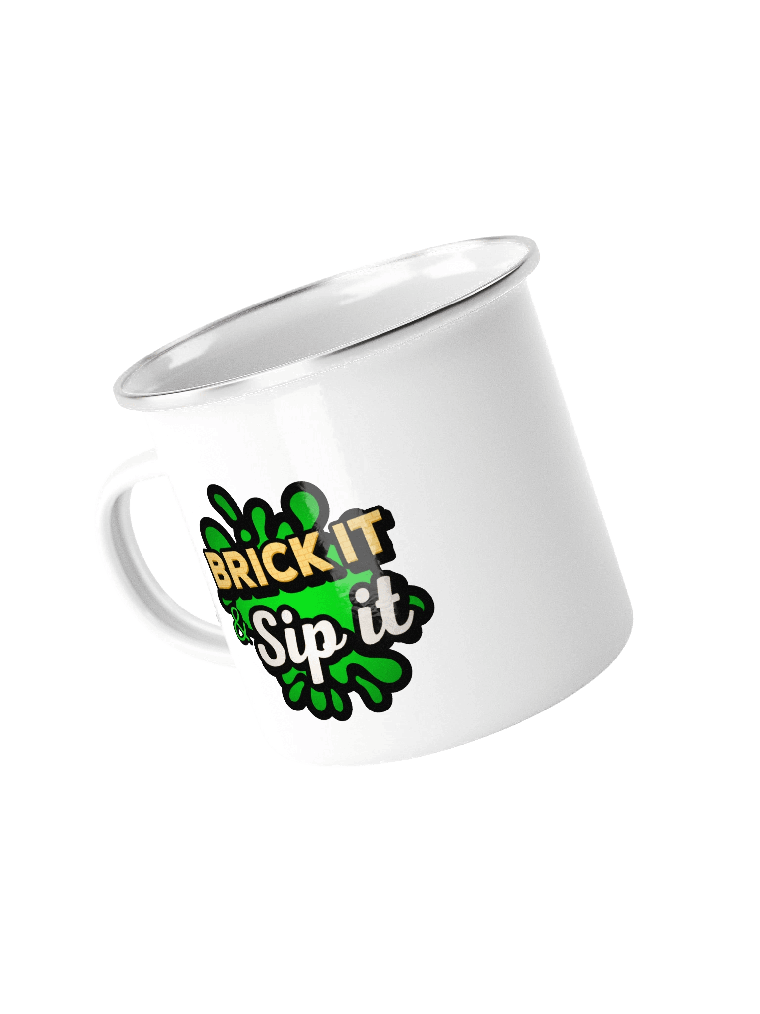 Brick It & Sip It Enamel Mug product image (4)