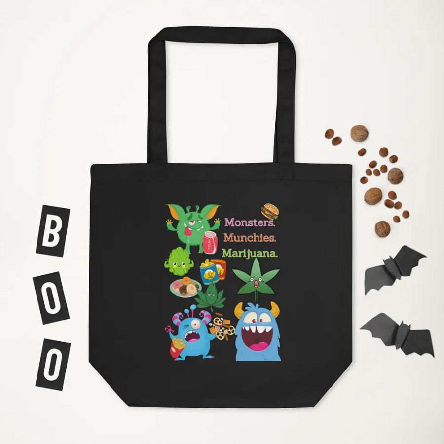 Whimsical Monsters & Munchies Tote Bag product image (6)