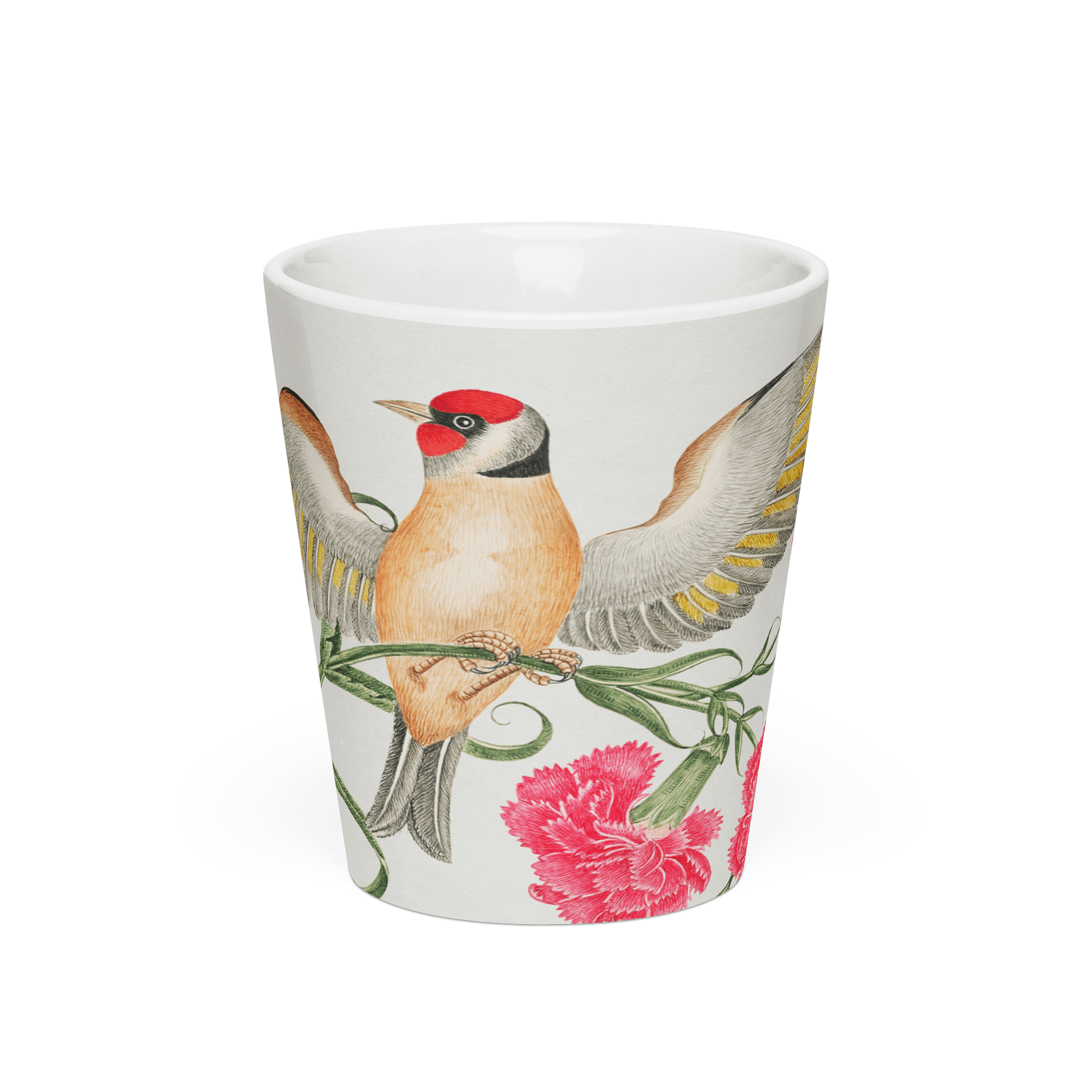 Vibrant Avian Elegance Latte Mug product image (3)