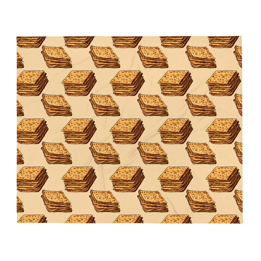 Passover Blanket with Matzah Pattern product image (2)