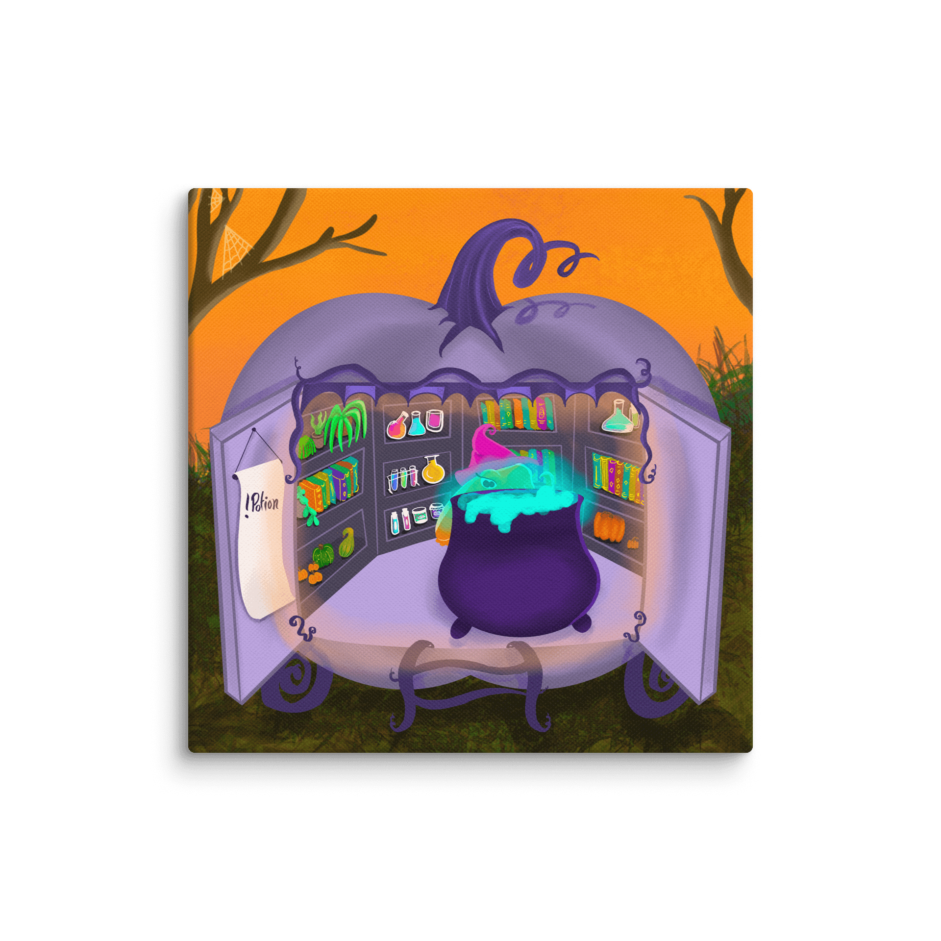 Potion Shop Canvas Square product image (1)