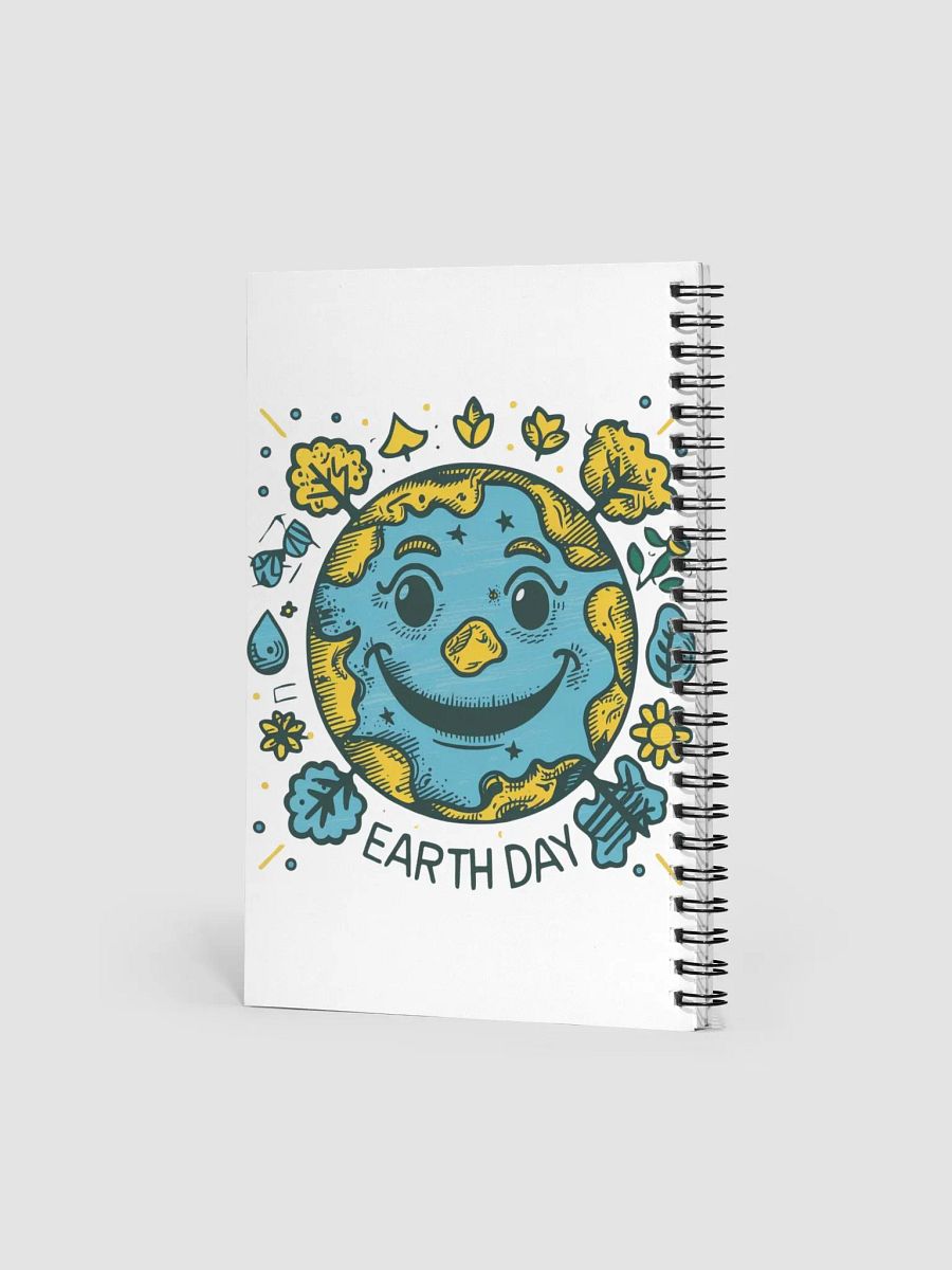 Happy Earth Spiral Notebook product image (2)