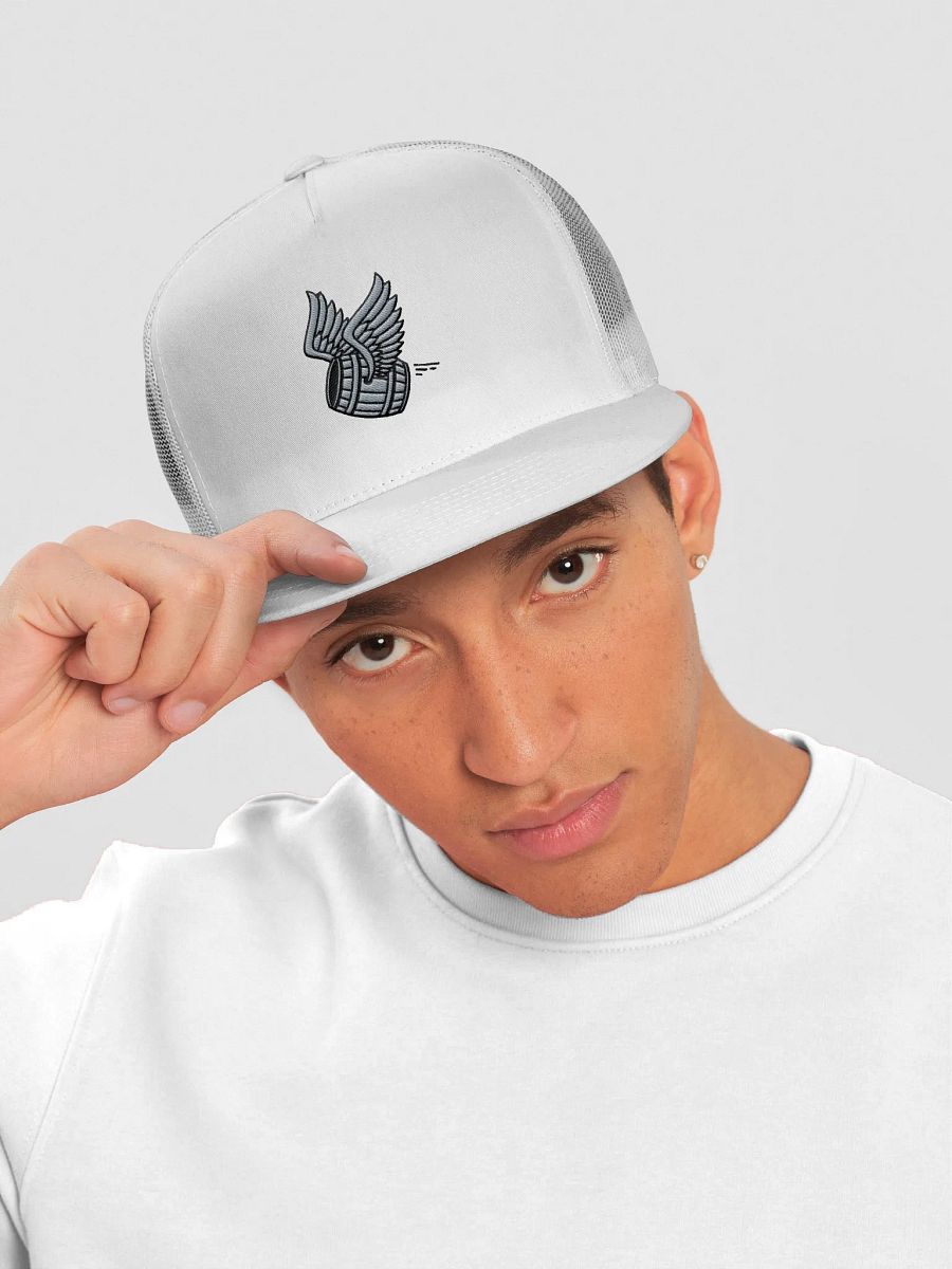 White Trucker Hat product image (7)