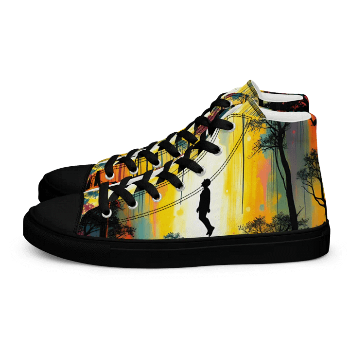 Ethereal Forest Levitation Women's canvas High Tops product image (1)
