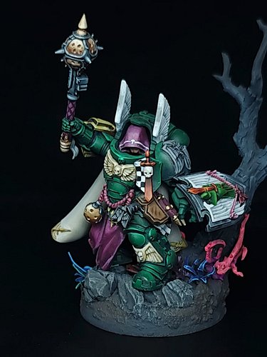 Kitbashed Gravis Captain for my DarkAngels!

It's about time this had finished photos uploaded lol

This won gold at #Griffco...