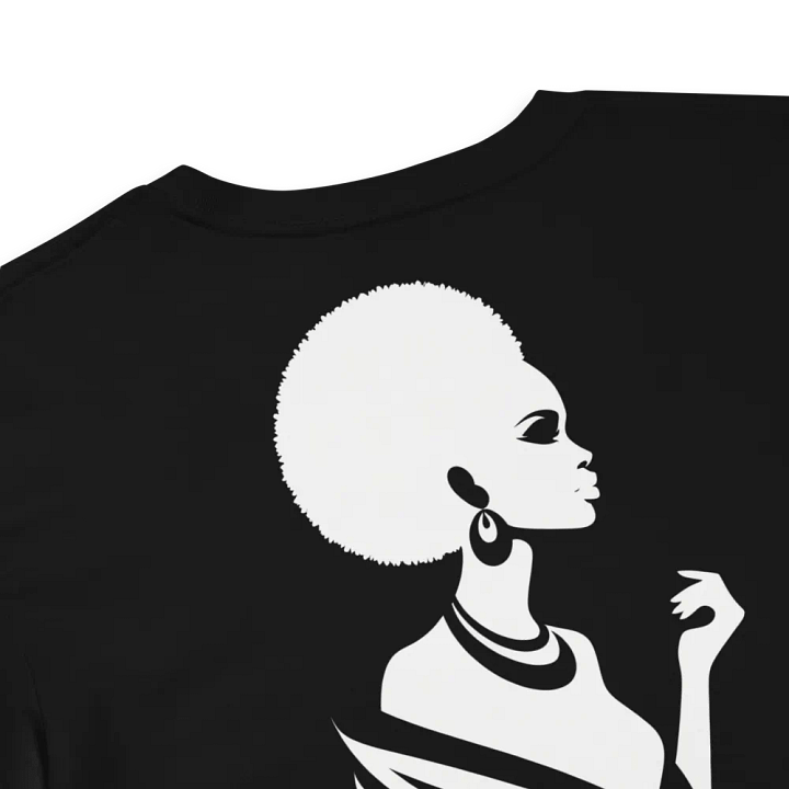 T3 Silhouette African Woman Crop Top product image (1)