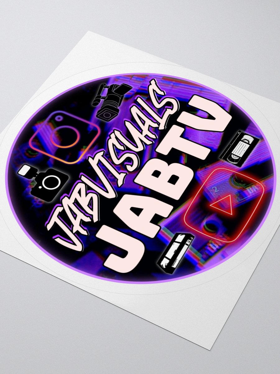 RETRO JAB LOGO STICKER product image (7)