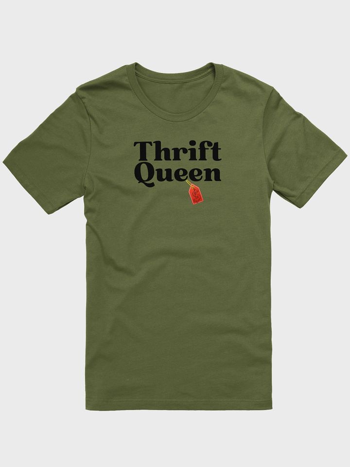 Thrift Queen Short Sleeve Unisex T-shirt product image (1)