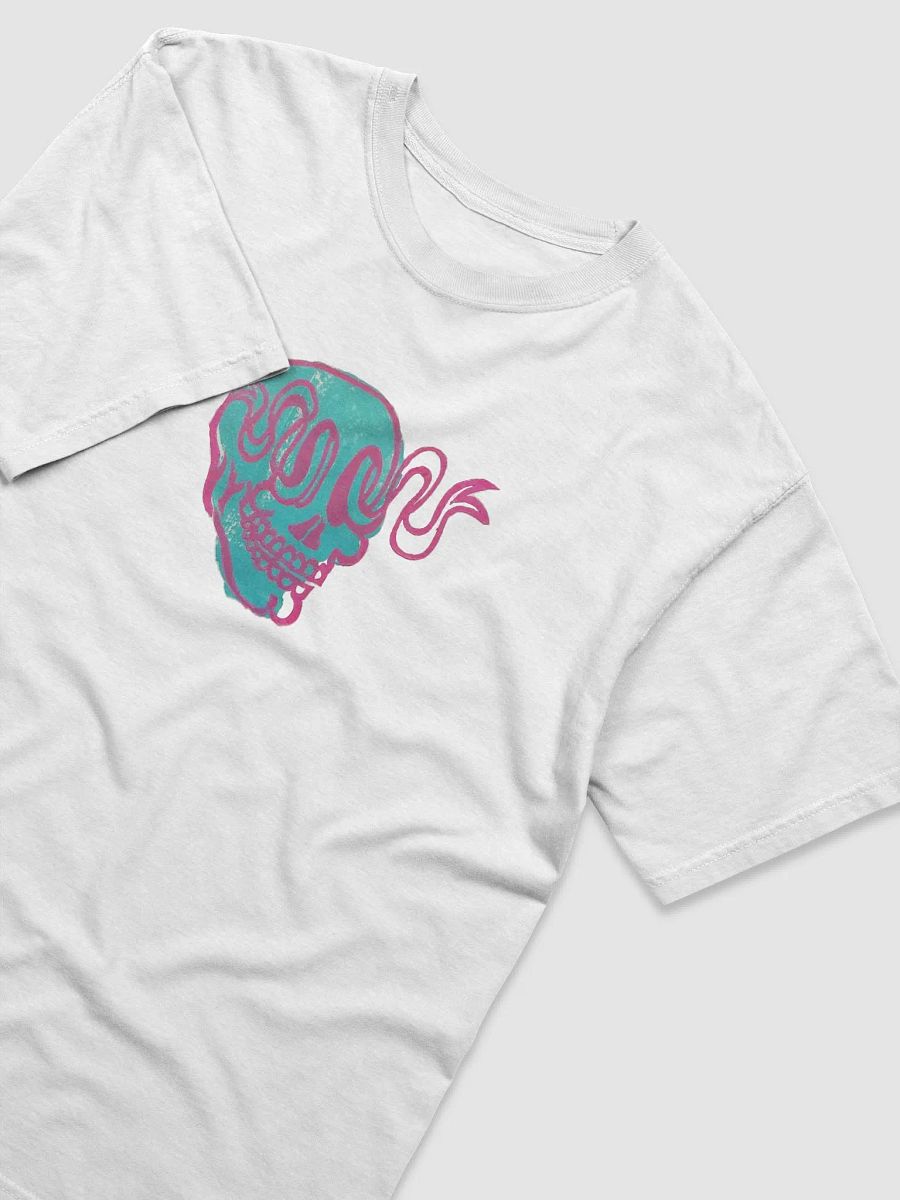 Chill Skull Hand-Cut Lithograph Tee Neon product image (3)
