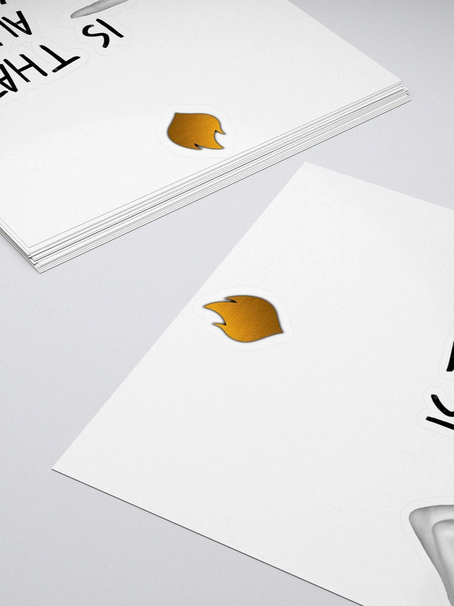 Flaming Gesture Kiss Cut Stickers product image (11)