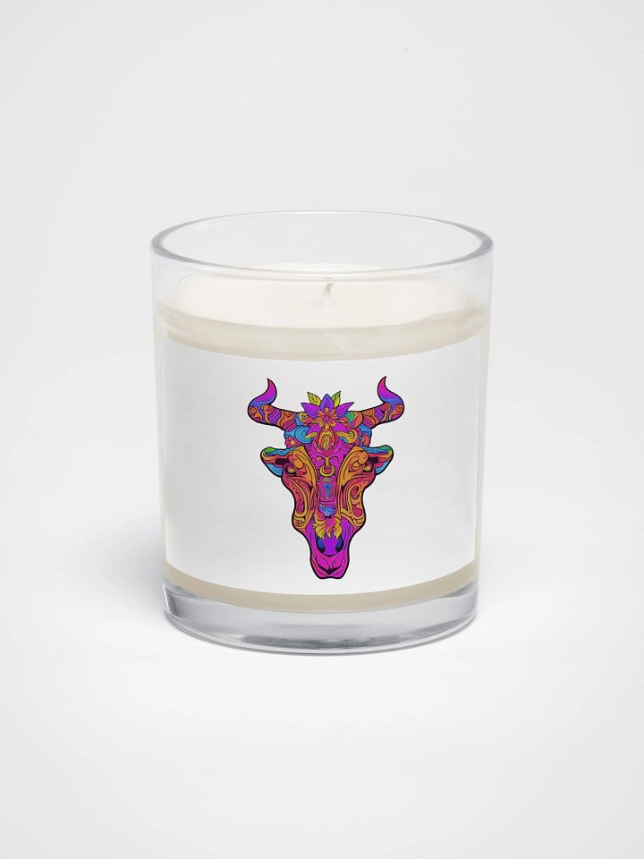 Neon Bull Skull - Soy Candle product image (1)