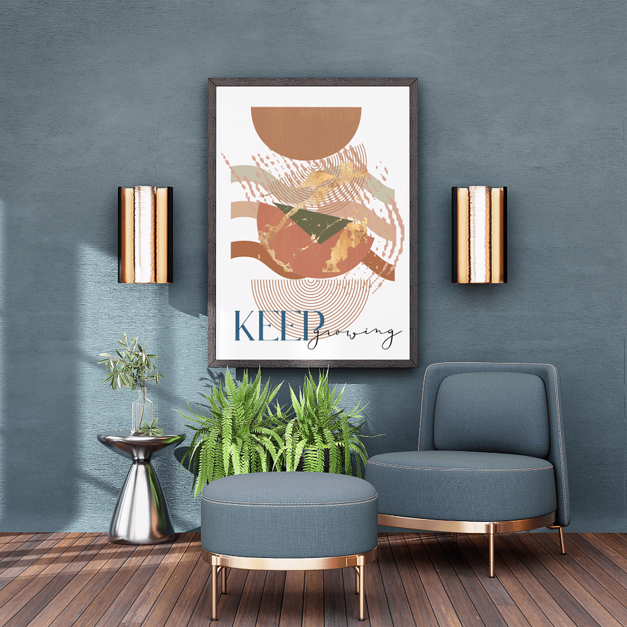 'Keep Growing' Abstract Print #3 product image (9)