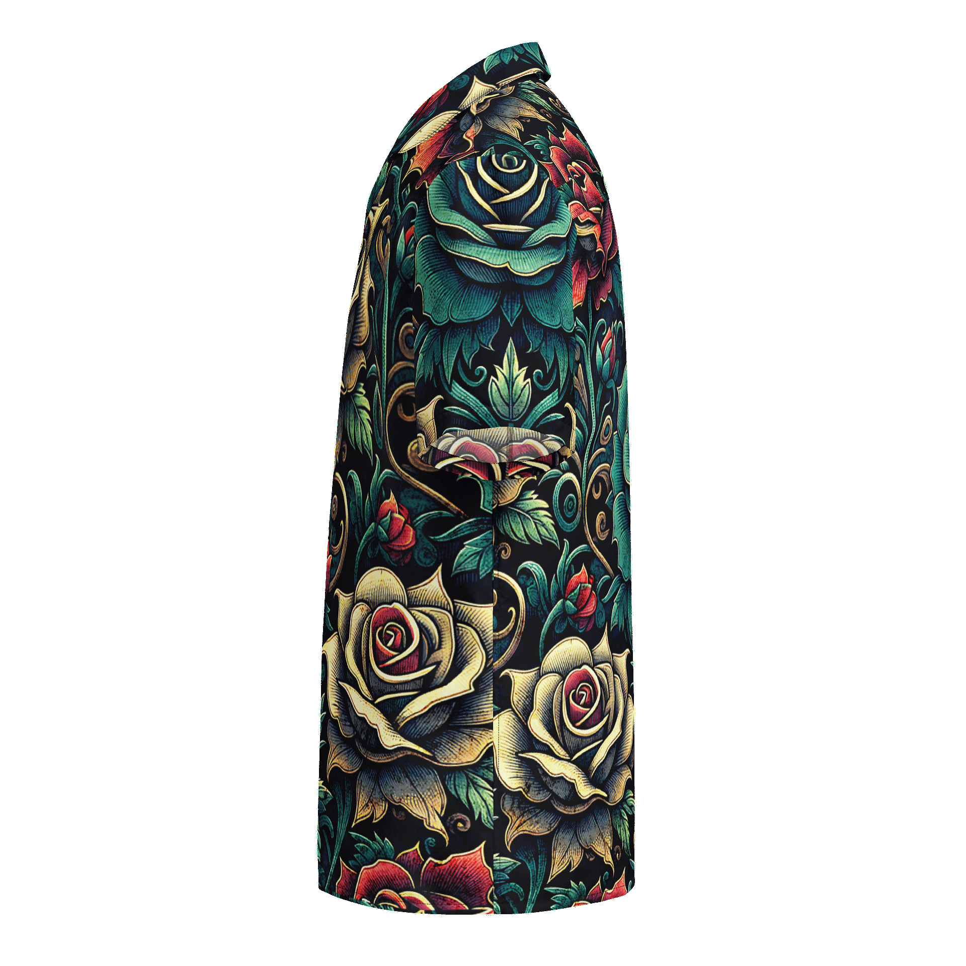 Rose Tropical Breeze Hawaiian Shirt product image (3)