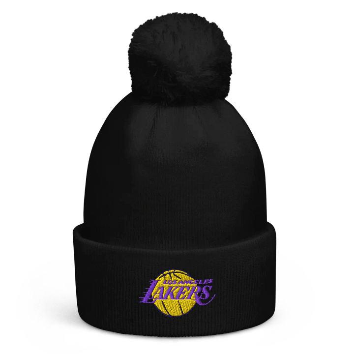 Lakers Logo Pom-Pom Beanie product image (1)