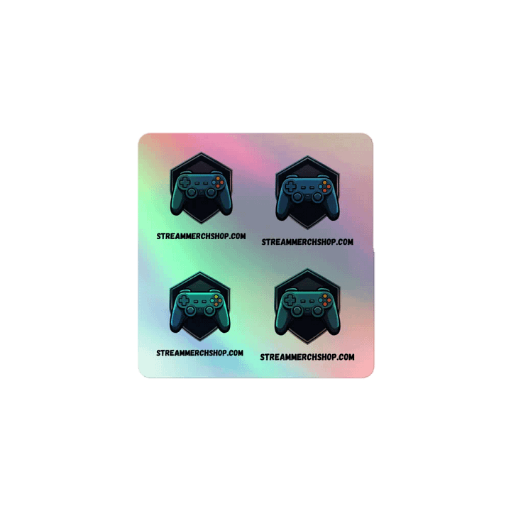 STREAMMERCH Holographic Sticker Set DEMO product image (1)