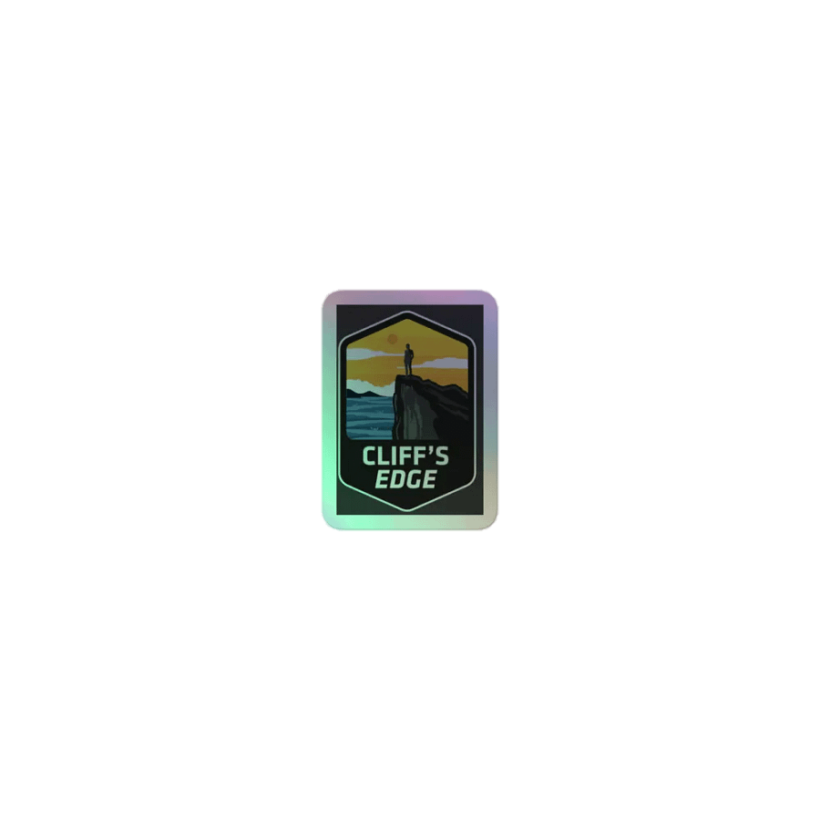 Cliff's Edge Logo Sticker! product image (1)