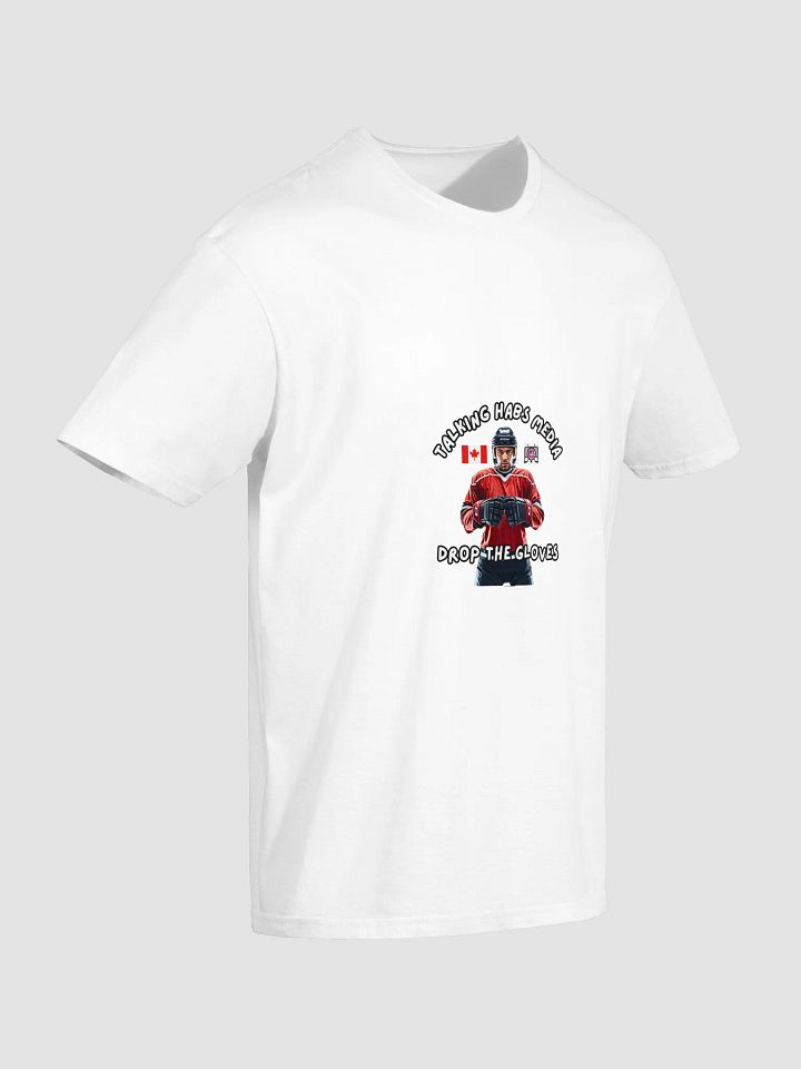 Talking Habs "Drop the Gloves" White Design T-Shirt product image (2)