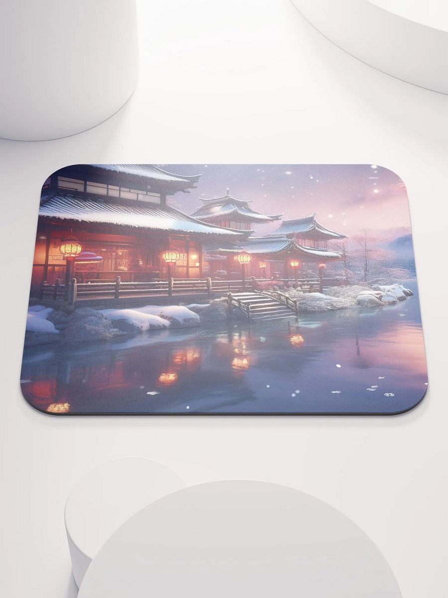 Snowy Nights Small Mouse Pad (7 x 9) product image (5)