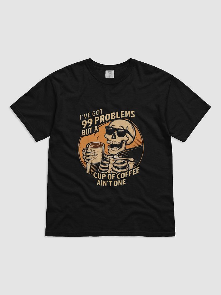 Skeleton Coffee Lover T-Shirt product image (1)