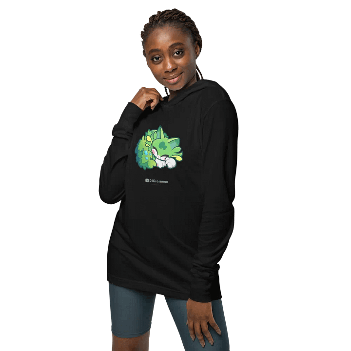 Sleeping Chloe • Unisex Hooded Long Sleeve Tee product image (2)
