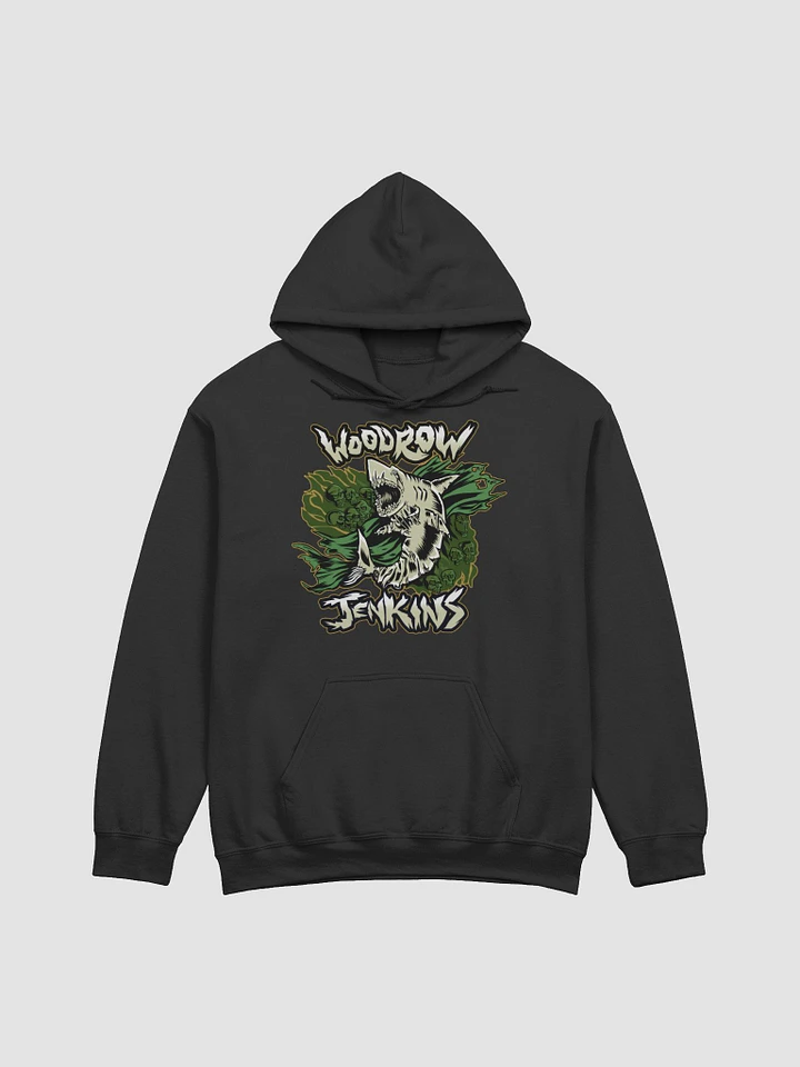 Flying Shark Green Hoodie product image (1)