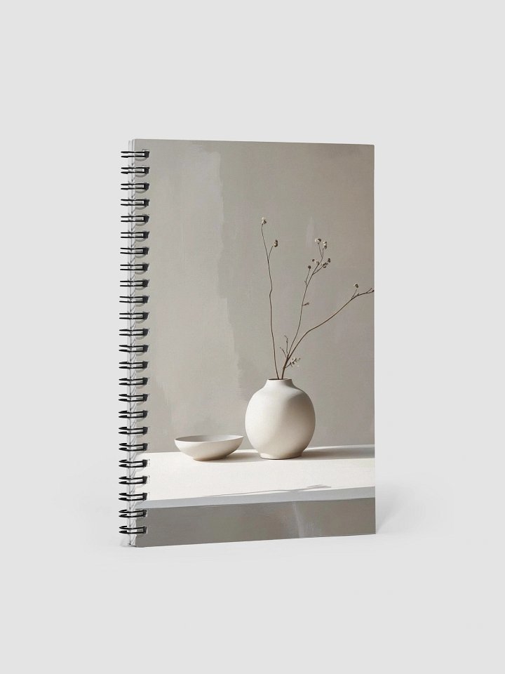 Minimalist Serenity Spiral Notebook product image (1)