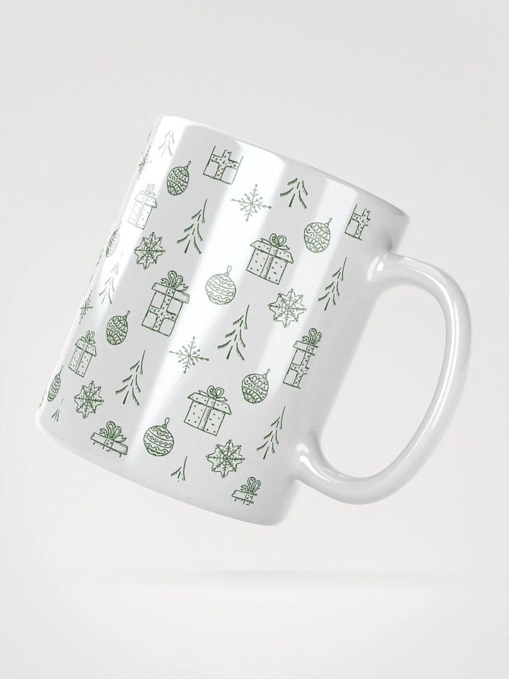 Festive Holiday Joy White Glossy Mug product image (2)