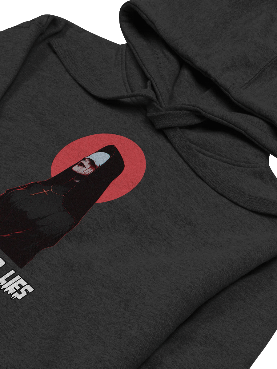 "No Eyes, No Lies" Front Gothic Printed Hoodie product image (2)