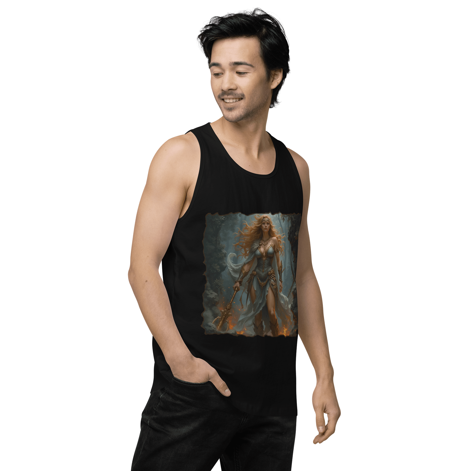 Men's Warrior Goddess Tank Top product image (4)