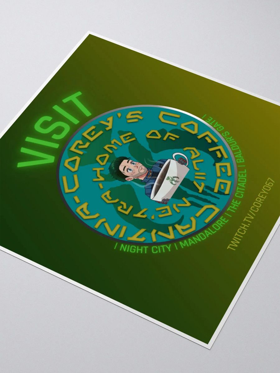 Visit Corey's Coffee Cantina Sticker product image (3)
