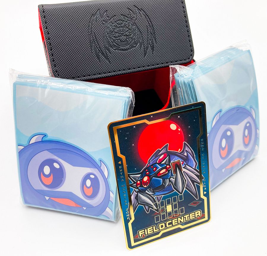 Chibi Spider TCG Starter Bundle ELITE - 100 Sleeves, Deck Box, & Field Center product image (1)