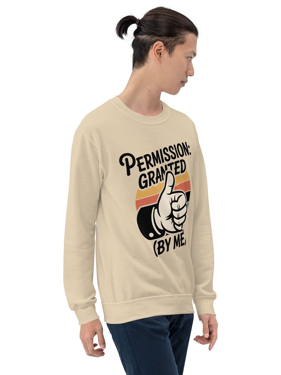 Permission Granted by Me Human Design Manifestor Sweatshirt product image (8)