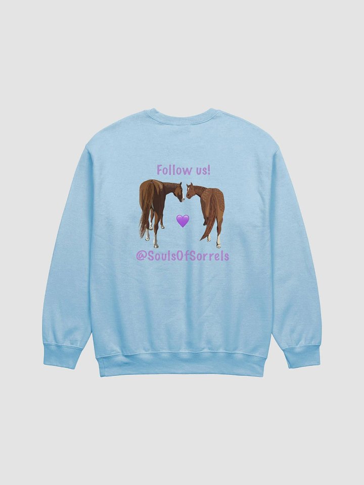 Follow Us Crewneck Sweatshirt, light colors product image (2)